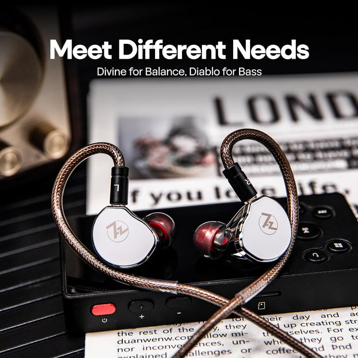 LINSOUL 7Hz x Crinacle: Diablo/Divine In-Ear-Monitore,14,5 mm planarer magnetischer Treiber IEM,HiFi