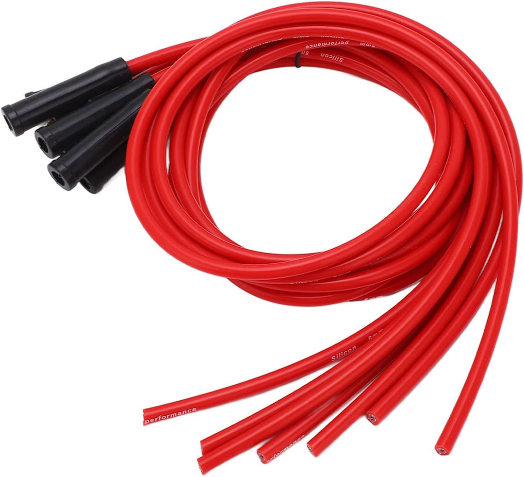 Hochleistungs-Zündkerzenkabelsatz 8 Mm Durchmesser 1 M Länge Zündkabelsatz für 6-Zylinder-Oldtimer