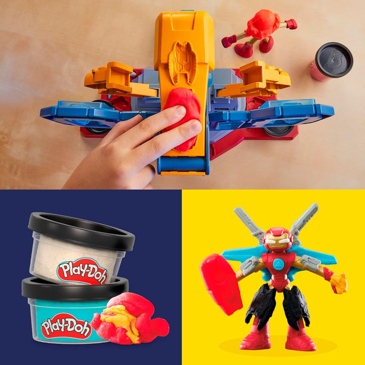 Play-Doh Marvel Iron Man Buntes Labor Spielset, Iron Man