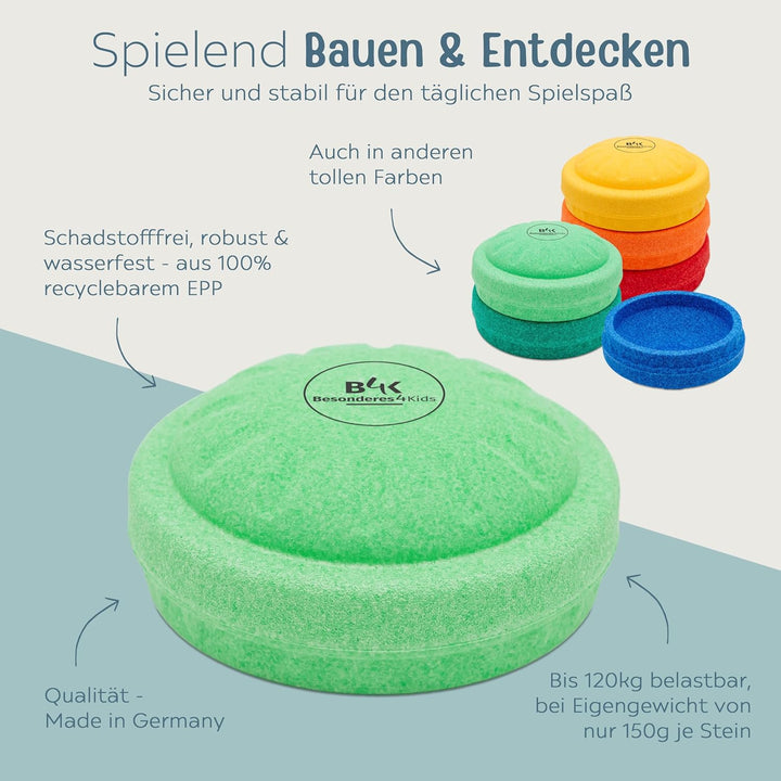 Stapelwelt MyFunStone Spielstein Balancierstein, Besonderes4Kids, kompatibel mit anderen Balancierst