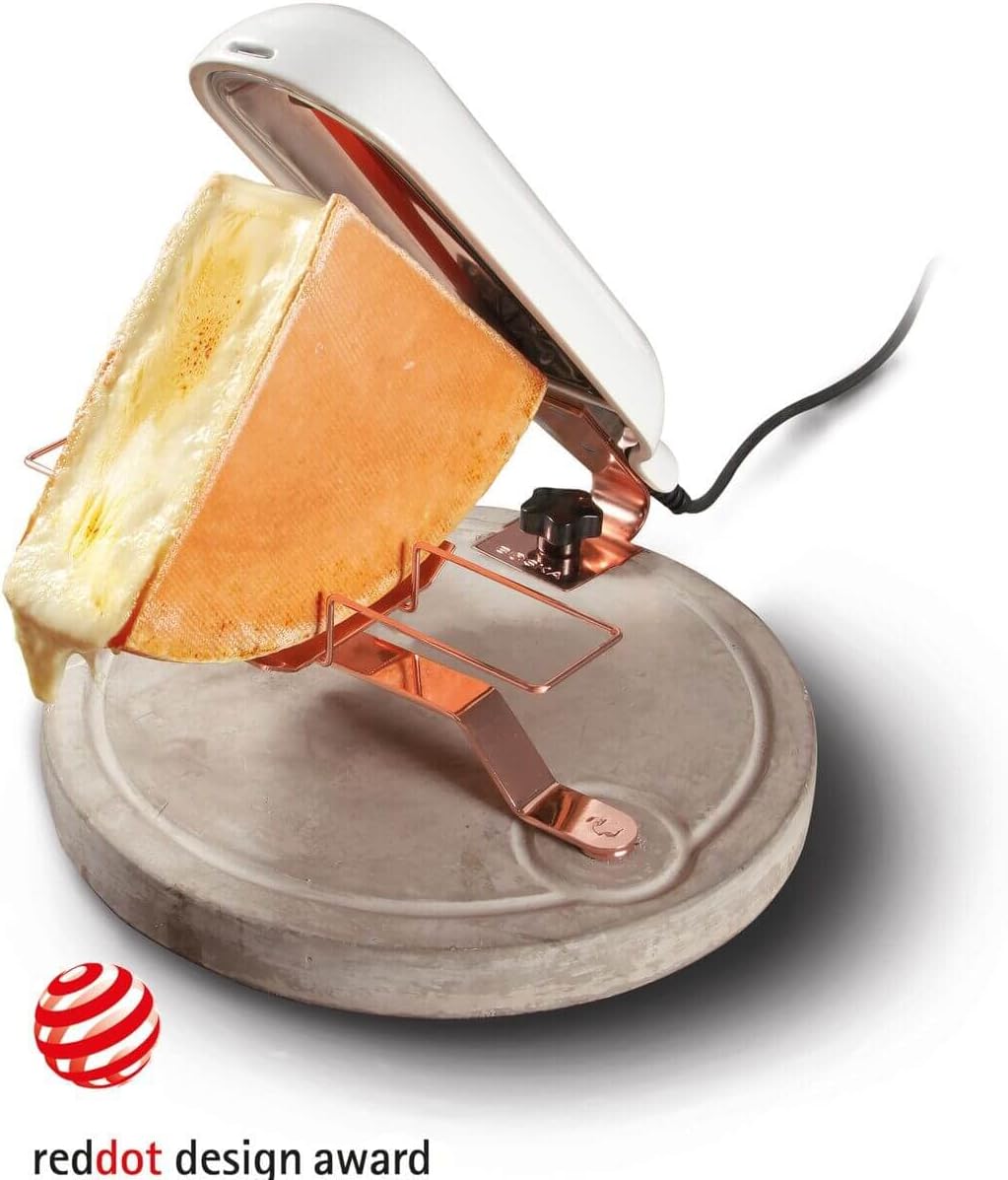 Boska Raclette Quattro Beton - Schweizer Tradition - drehbarer Träger