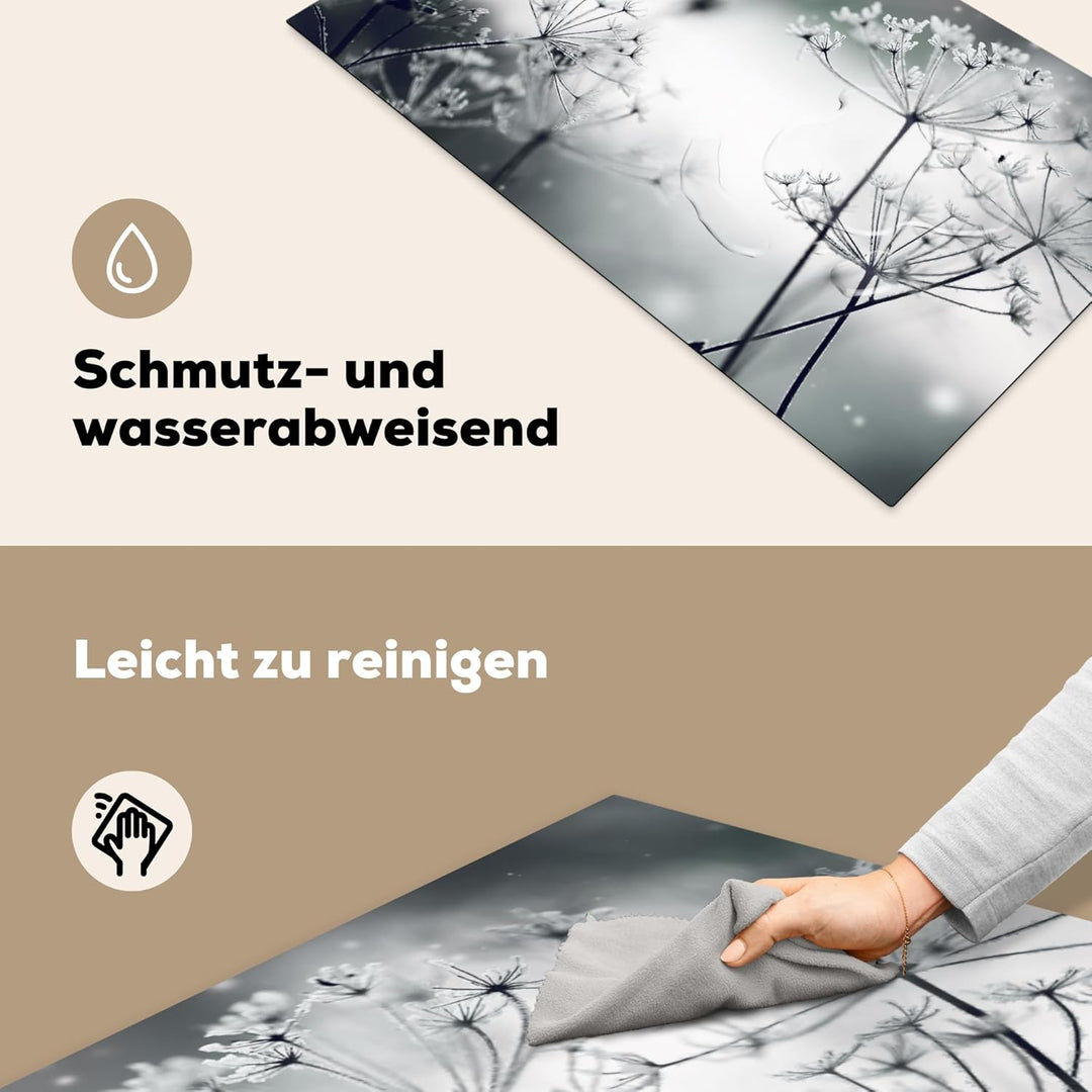 Herdabdeckplatte Einteilig Herdabdeckung Abdeckplatte für Ceranfeld Abdeckung Induktionskochfeld Auf
