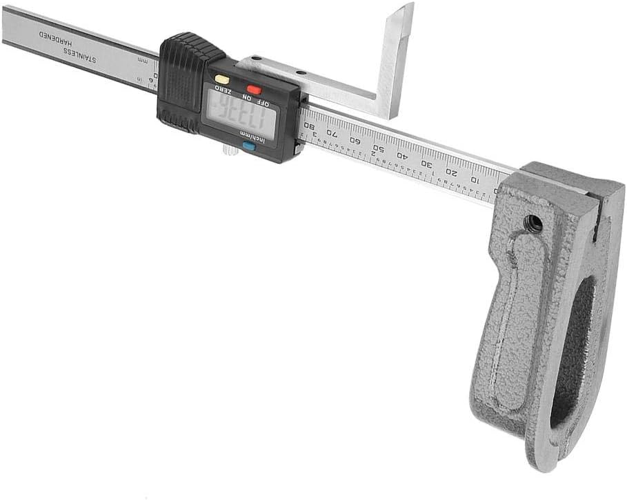 Zunate Digitales Höhenmessgerät, 0-150mm Digital Precision Height Gauge Aperture Tiefenmesser mit Ed