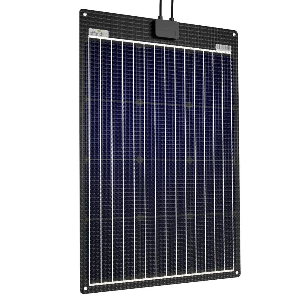 Offgridtec ETFE-AL 60W semi-flexibles18V Solarpanel mit integrierter Aluminiumplatte V2, 60W