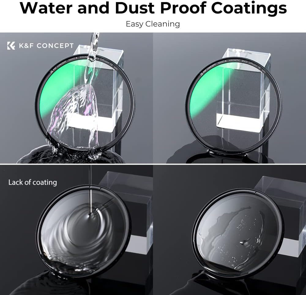 K&F Concept Nano X-Serie Black-Mist 1/8 magnetisch Magnetfilter Black Promist 1/8 Filter Effektfilte