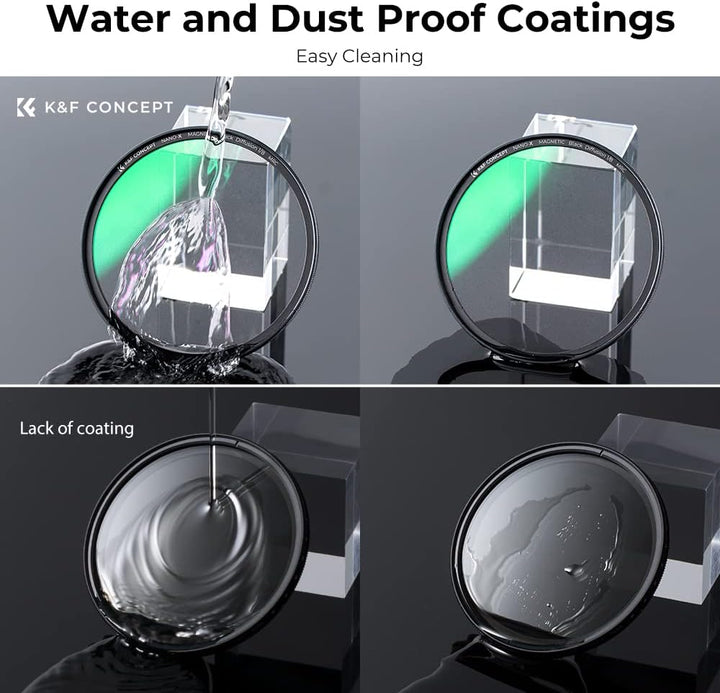 K&F Concept Nano X-Serie Black-Mist 1/8 magnetisch Magnetfilter Black Promist 1/8 Filter Effektfilte