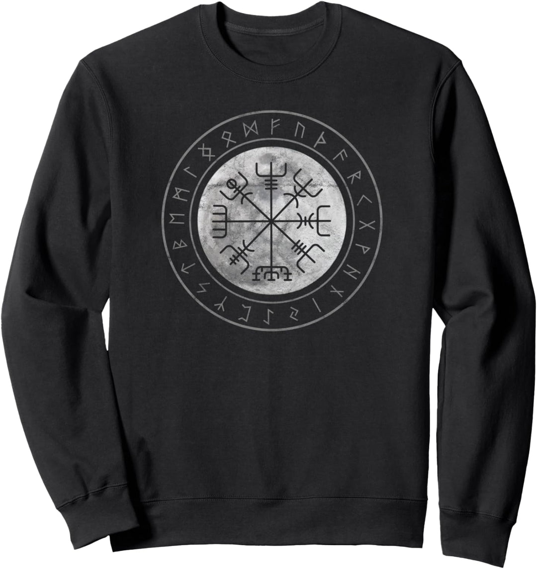 Wikinger Kompass Vegvisir Viking Kelten Germanen Walhalla Sweatshirt