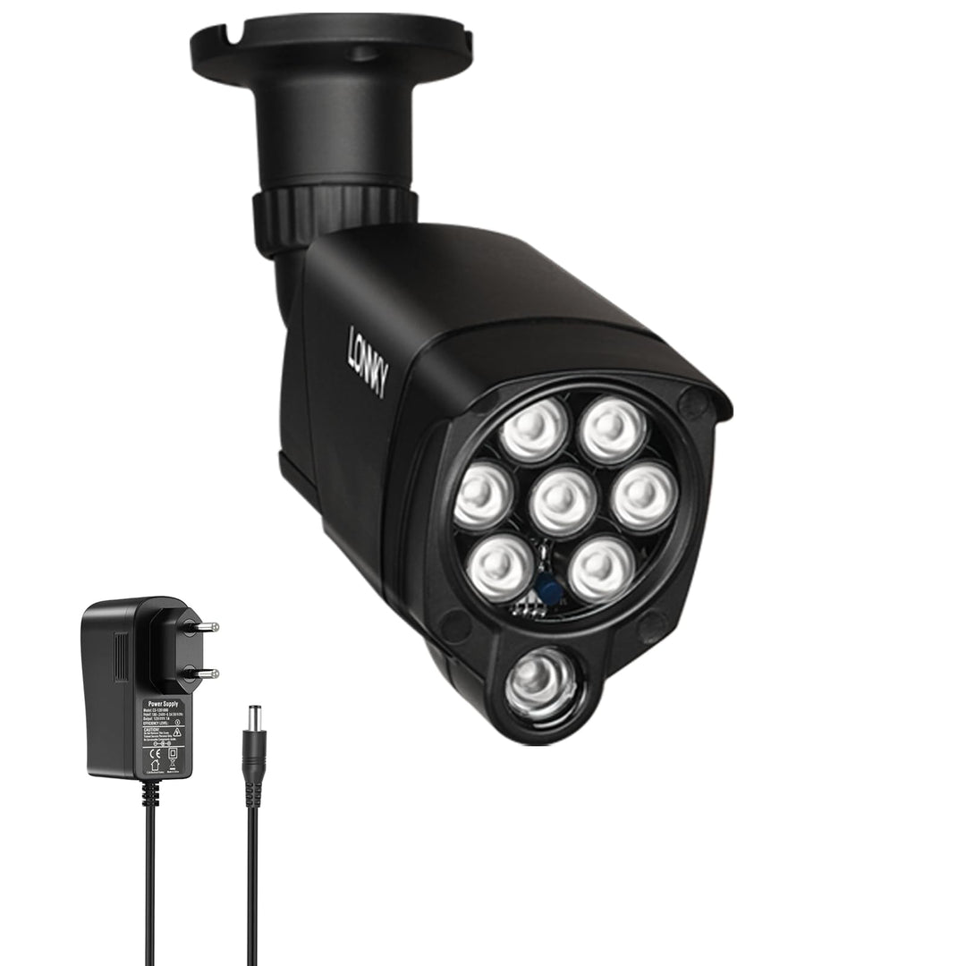 Lonnky 8-LED Infrarotstrahler für IP-Kameras, CCTV und VR (Quest, Quest 2, Quest 3, VR2 Playstation,