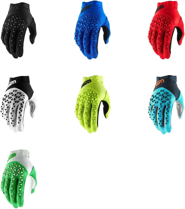 100% Airmatic Gloves Gelb Schwarz M, Gelb Schwarz M