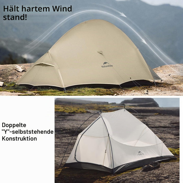 Naturehike Cloud Up Pro Zelt, 2024 Upgrade, ultraleichte Zelte, 1,75 kg (Alles Zubehör im Lieferumfa