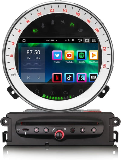 [4G+64G] 8 Core Android 12 Autoradio für BMW Mini Cooper Unterstützt Carplay Android Auto GPS Navi D