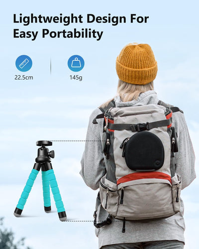 UBeesize Handy Stativ, Mini Stativ für Smartphone und Kamera, Tripod iPhone mit Bluetooth Handy Stat