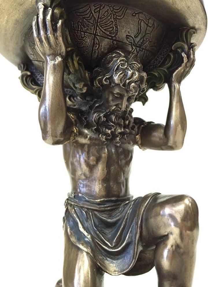 Veronese Design Statue griechischer Titan Atlas trägt die Welt