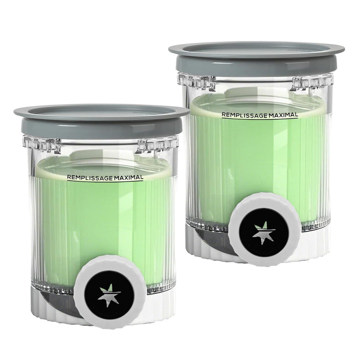 2 Stück Behälter für Ninja Swirl by CREAMi Softeis Eismaschine NC701EU NC701 NC700 Serie, 480ml Ersa