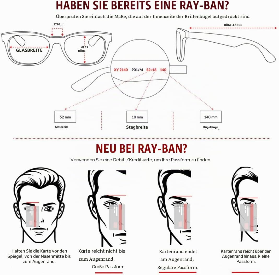Ray-Ban Herren 0RB2198-902/R5-56 Sonnenbrille, Havana, 56