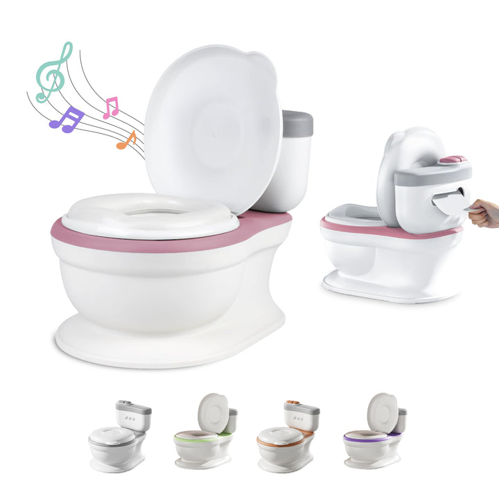 Baby-töpfchen Mit Geräusch Für Töpfchentraining - Baby- Und Kindertoilette - Bequem, Rutschfest Mit