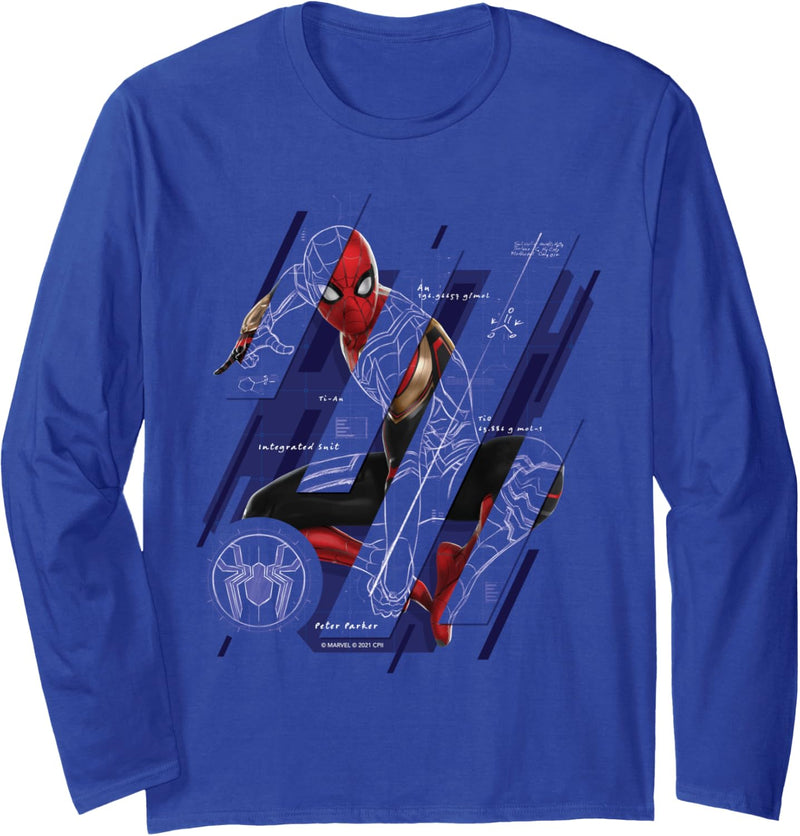 Marvel Spider-Man: No Way Home Spidey Tech Langarmshirt