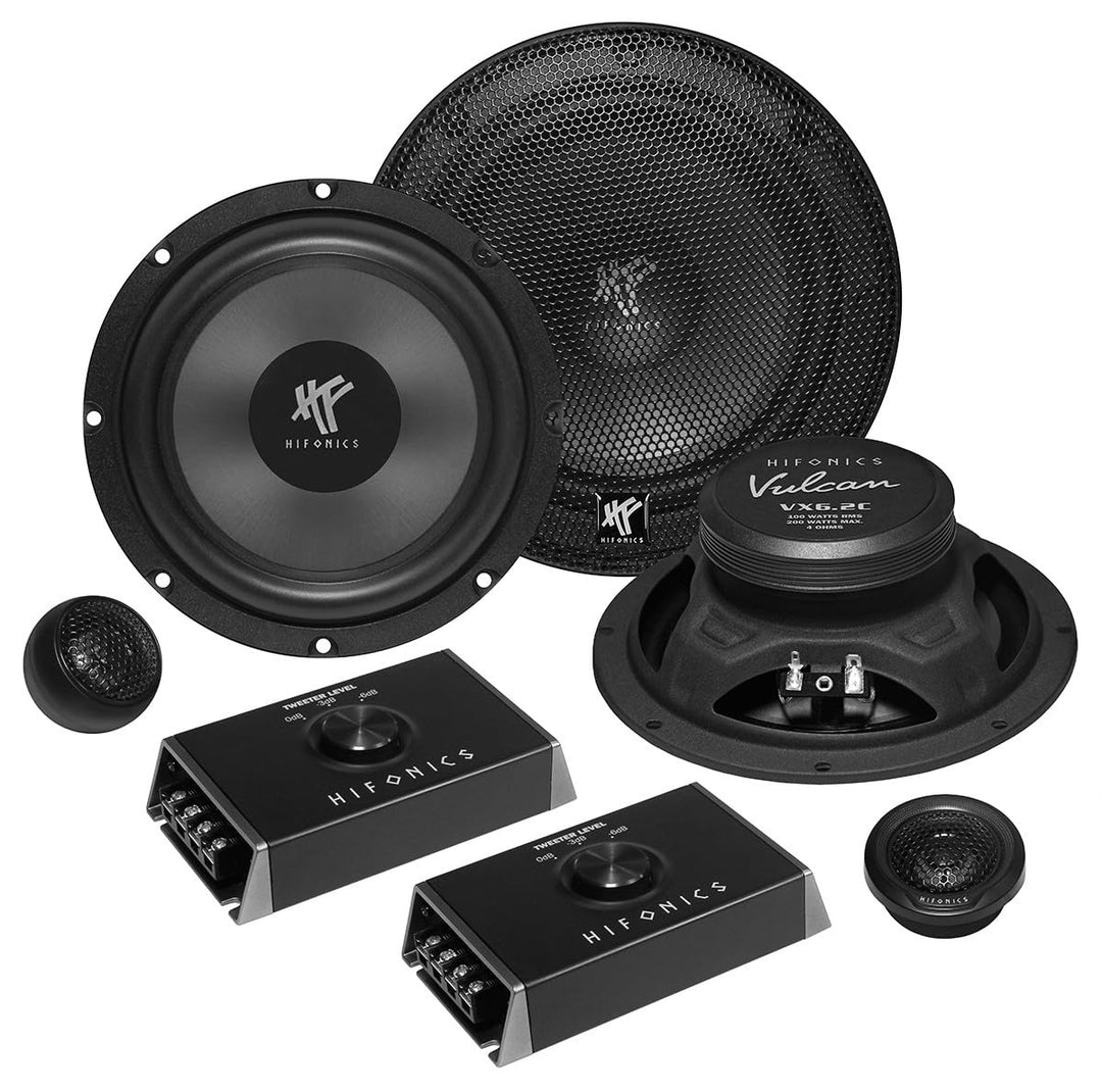Hifonics VX-6.2C 2-Wege Set Einbau-Lautsprecher 200W Inhalt: 1 Set