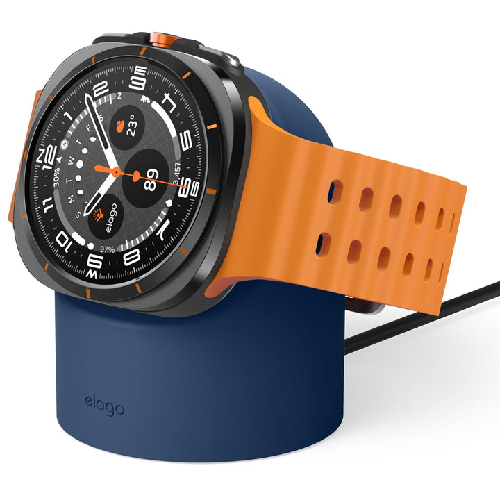 elago Ladestation für Samsung Galaxy Watch 8/8 Classic/7/Ultra/6/6 Classic/5/5 Pro [40/43/44/45/47mm