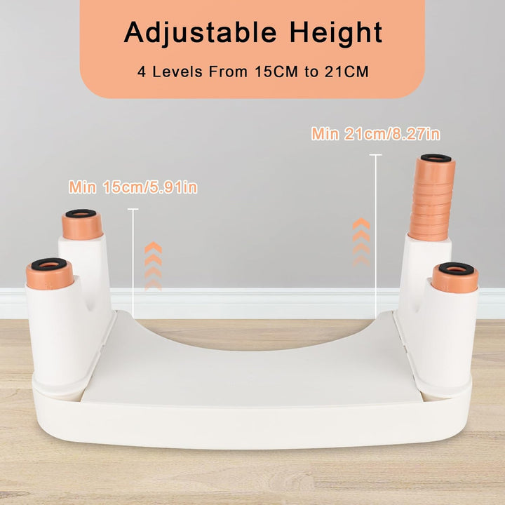Toilettenhocker für Erwachsene, verstellbar, Toilettenhocker für Erwachsene und Kinder, tragbarer Ho