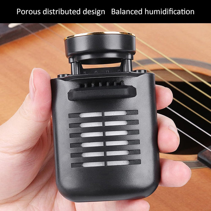 Gitarren-Feuchtigkeitspflegesystem, tragbarer Gitarren-Luftbefeuchter mit 100-ml-Tropfflasche zur Ve
