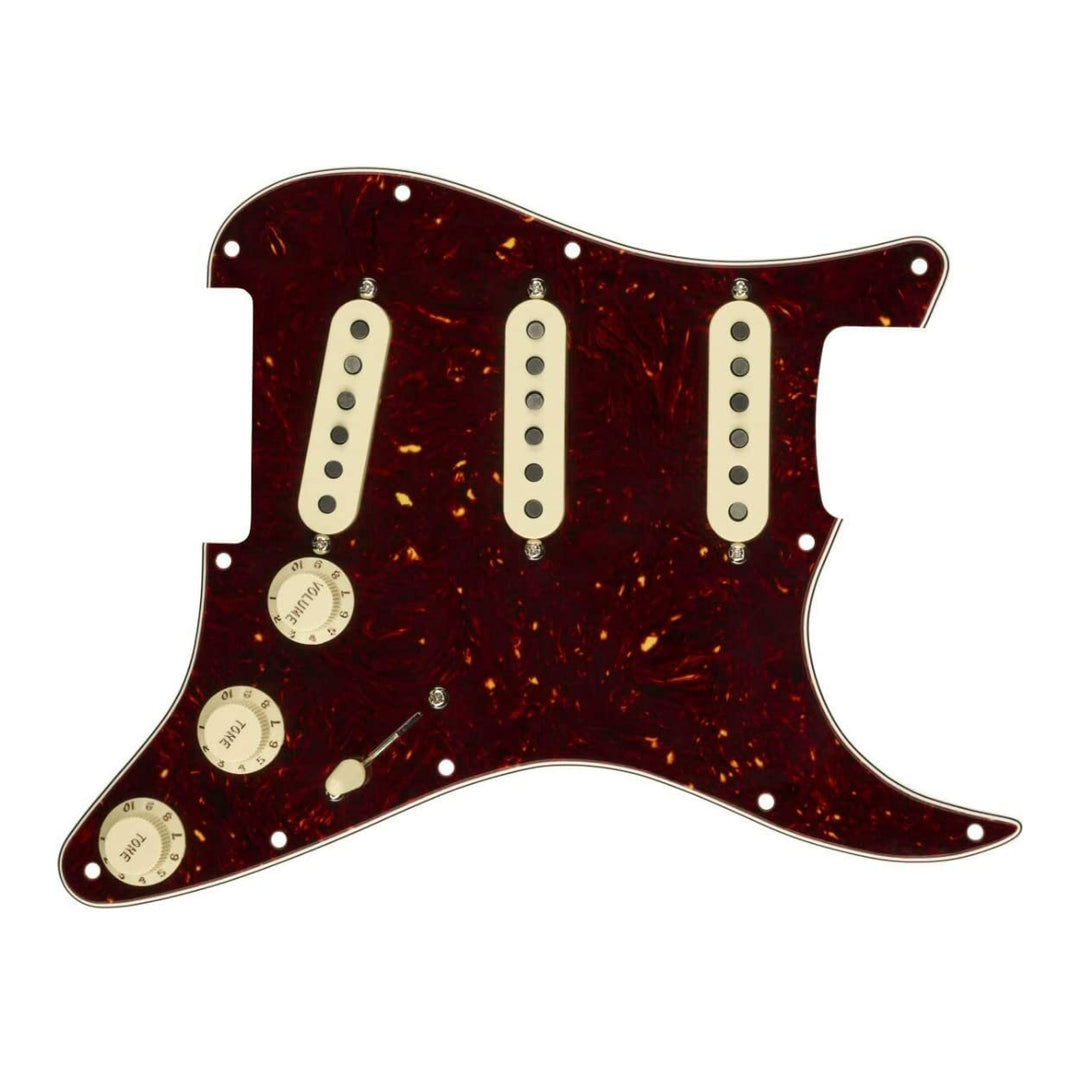 Fender Prewired Pickguard Strat Custom 69 shell Rot Brauch 69, Rot Brauch 69