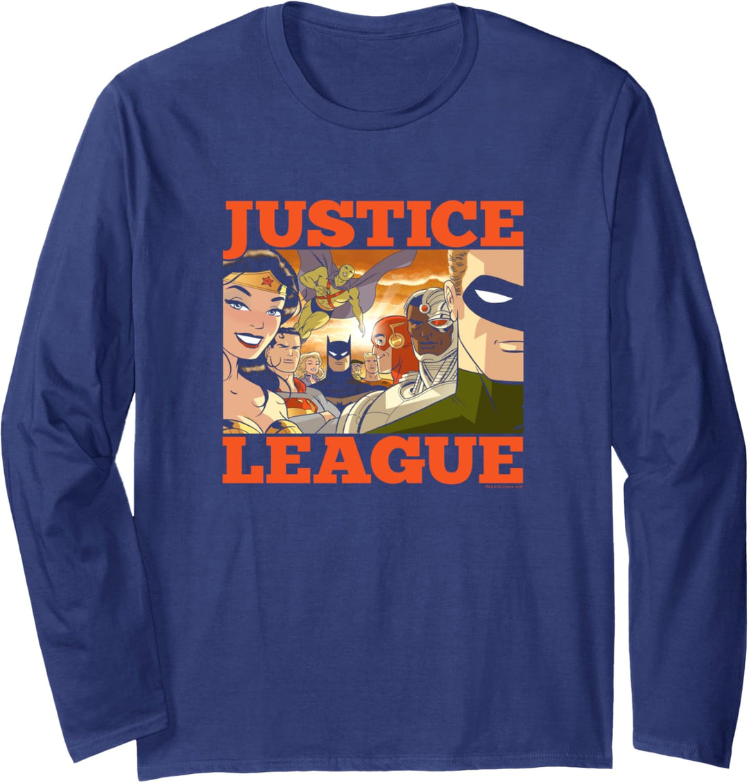 Justice League New Dawn Group Langarmshirt