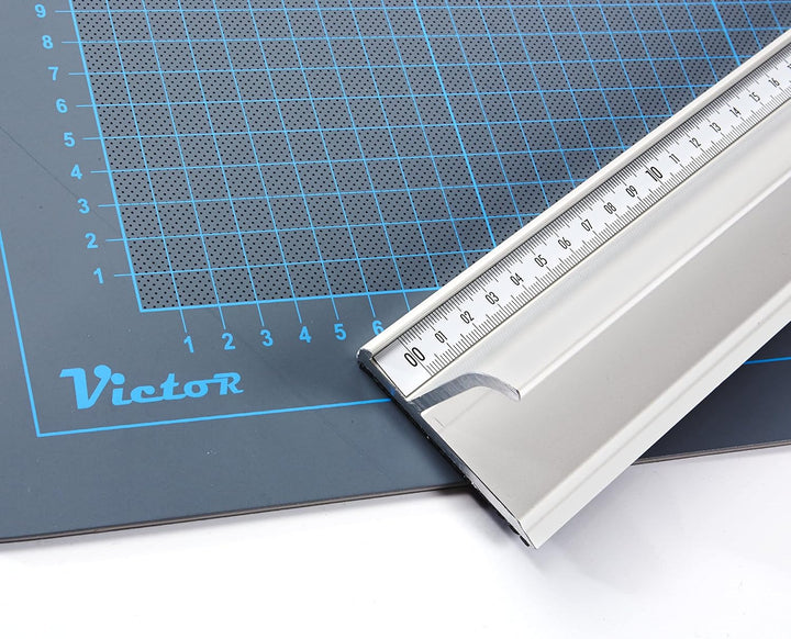 Victor Bar Schneidelineal aus Aluminium Profi-Ausführung rutschsicher