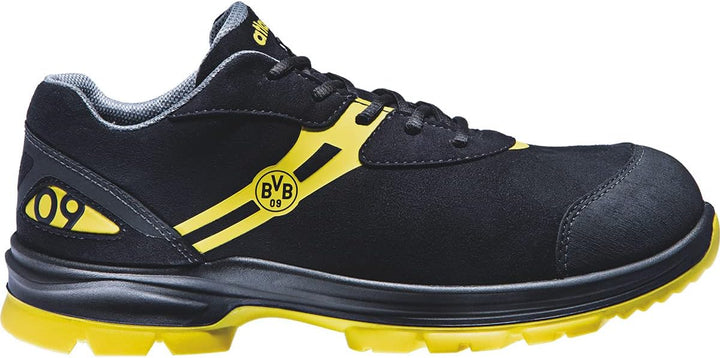 Atlas Herren Malocher 09 Sicherheitsschuh, Schwarz Gelb, 39 EU