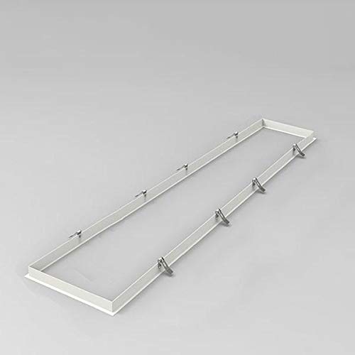 LongLife LED Panel Einbaurahmen 120x30cm weiss Deckeneinbau Montagerahmen für Rigipskartondecke, 120