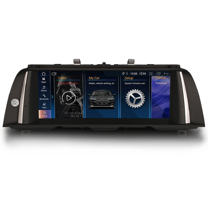 Qualcomm Acht Kern Android 14 DAB+ Autoradio 4GB+64GB Für BMW 5er F10/F11 2013-2016 mit GPS Navigati