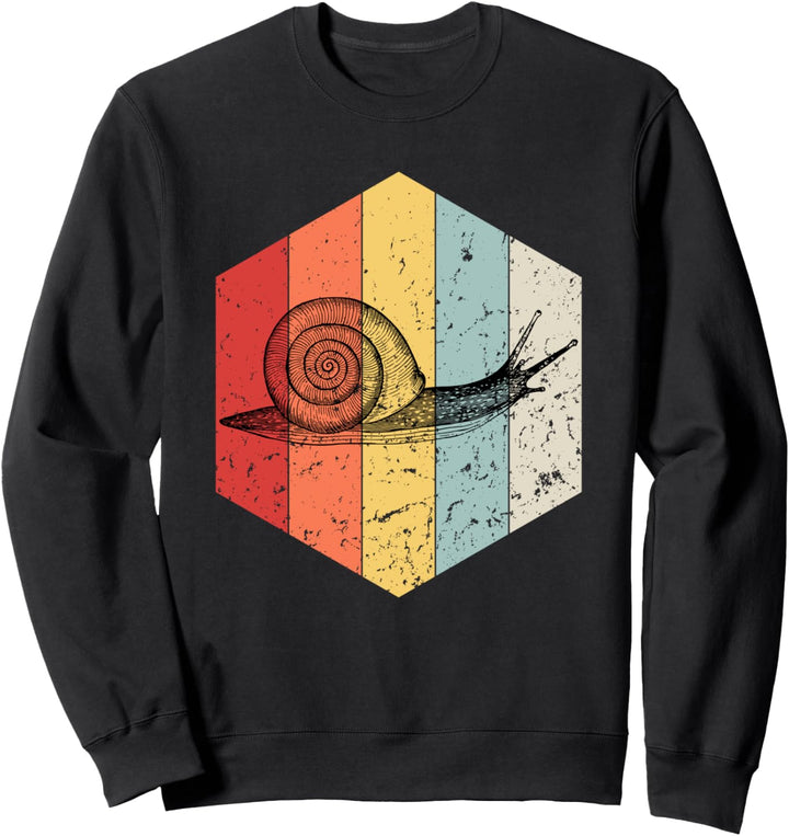 Retro-Schnecke-Vintage-Grafikstil Sweatshirt