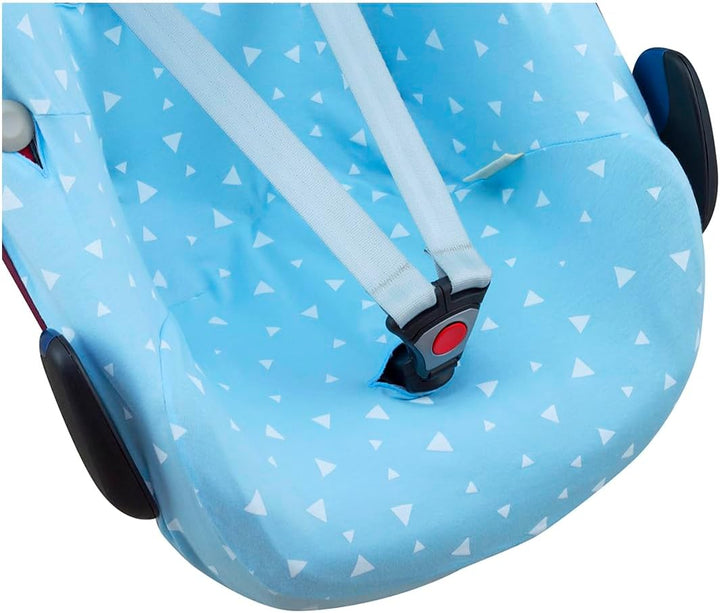 JYOKO Kids Baumwollbezug für Autositz kompatibel mit Pebble Maxi Cosi, Bebe Confort (Blue Sparkles),