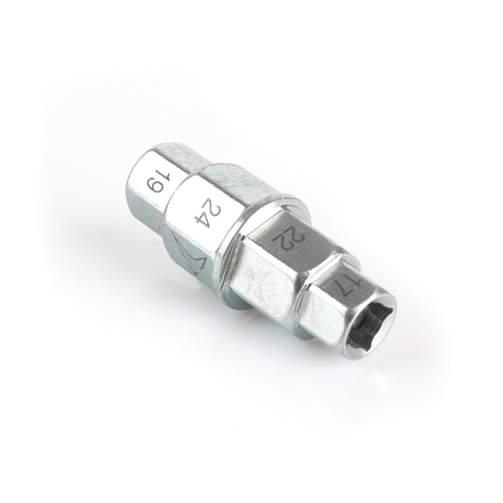 RACEFOXX Innensechskant Multitool 17-24 für Steckachsen, Motorradwerkzeug