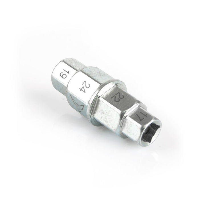 RACEFOXX Innensechskant Multitool 17-24 für Steckachsen, Motorradwerkzeug