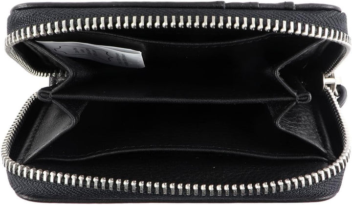 FREDsBRUDER Ginsberg Geldbörse Leder 11 cm, Schwarz