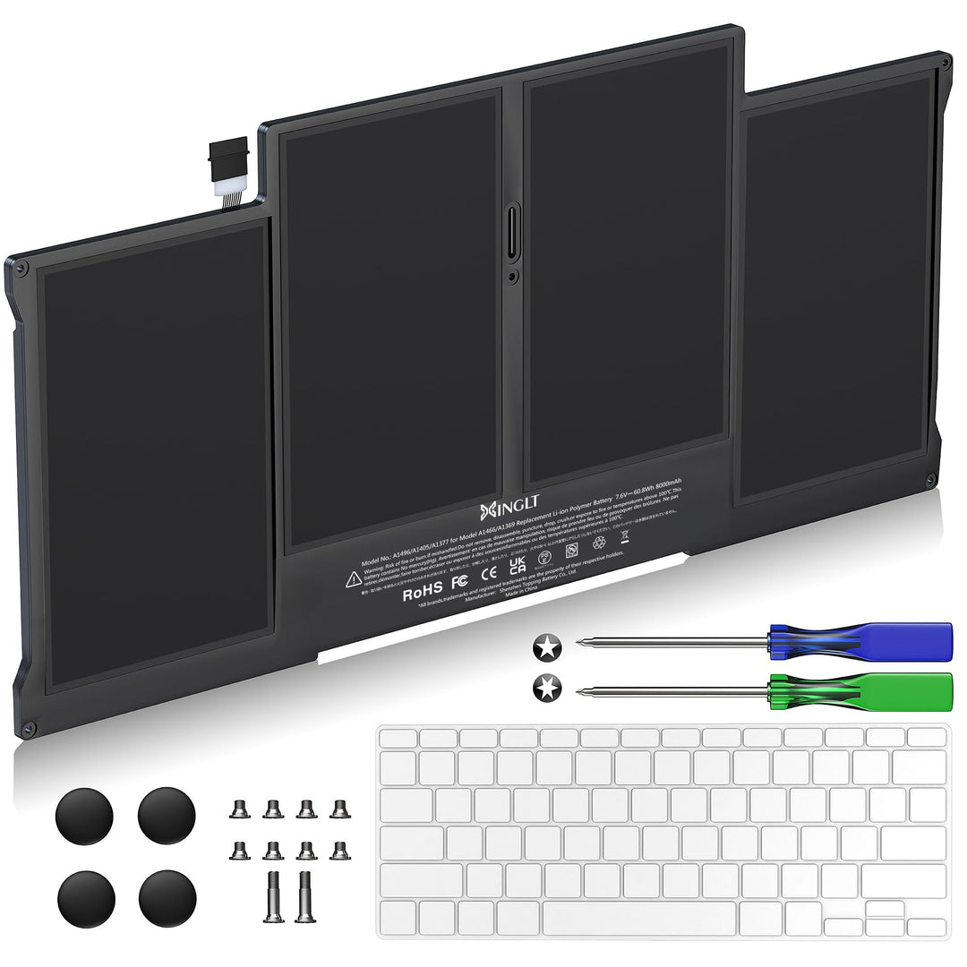 Ersatz Laptop a1466 Akku für MacBook Air 13 Akku A1466 (Mitte 2012, Mitte 2013, Anfang 2014, Anfang