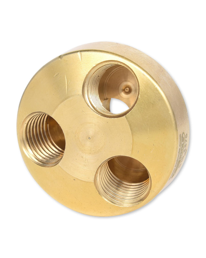 KS Tools Messing Druckluftverteiler 3-fach 1/4" 515.3375 41mm I Druckluft Verbinder Anschluss von 3
