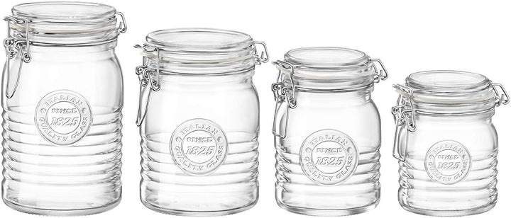 Bormioli Rocco Officina 1825 Glaspeichergläser - 1L - 6. Packung