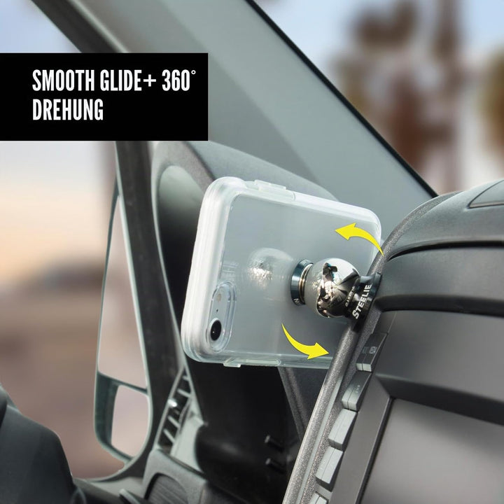 Nite Ize Ize STDM-11-R7 NI-STDM-11-R7 Steelie Kugelhalterung Handy-Kfz-Halterung Magnetbefestigung,
