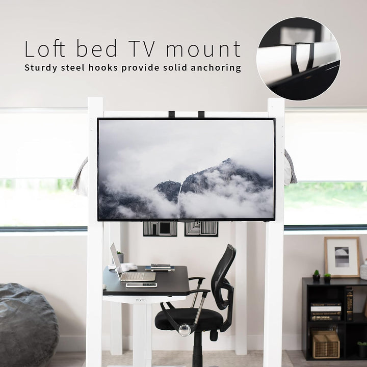 VIVO TV-Aufhänger für 61 bis 139,7 cm (24 bis 55 Zoll) Flache und Gebogene Bildschirme, leichtes Sta