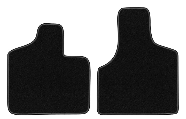 Velours Vorne Fussmatten passend für Chrysler Voyager III (2001-2007) | Qualität: Basic - Genaue Pas