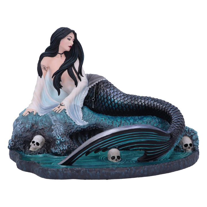 Nemesis Now Anne Stokes Sirens Lament Meerjungfrau Zaubererin Figur, Blau, 22 cm