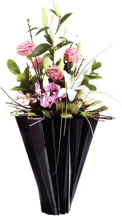 Kartell 1229B4 Vase Shanghai, glasklar Cristallo, Cristallo