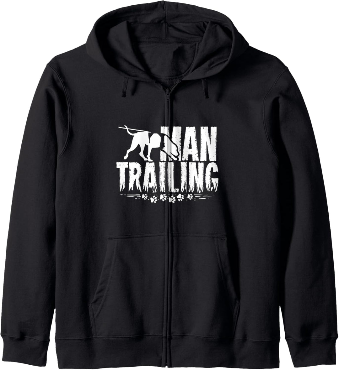 Mantrailing-Zitat für einen Mantrailer und Hundebesitzer Kapuzenjacke