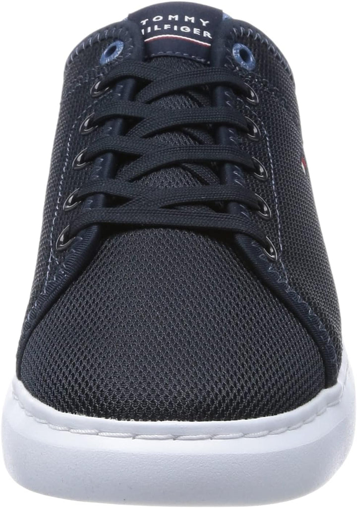 Tommy Hilfiger Herren Lightweight Textile Fm0fm04426 Cupsole Sneaker, Blau Desert Sky