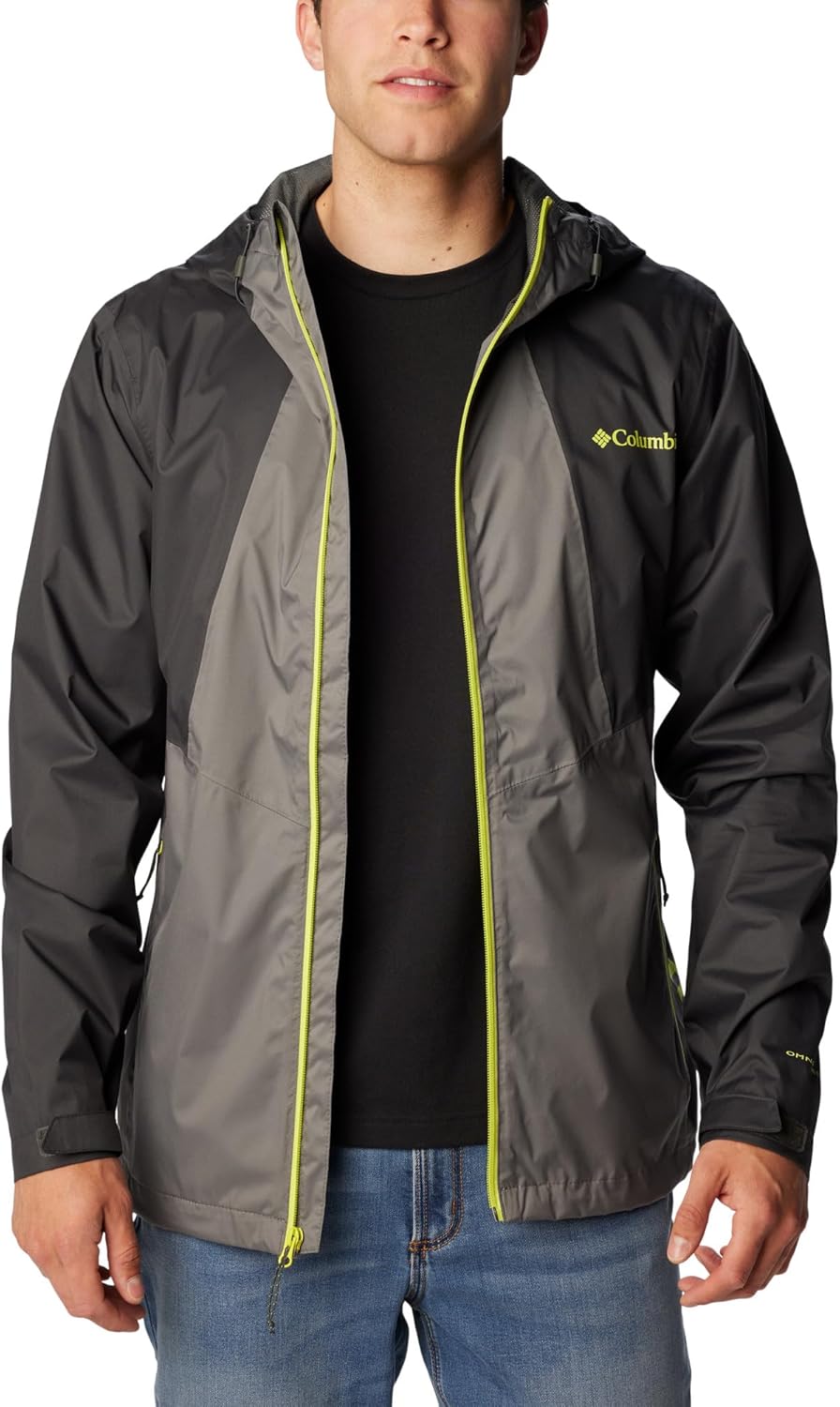 Columbia Herren Inner Limits 2 Jacket Wasserdicht Regenjacke (1er Pack), City Grey/Shark
