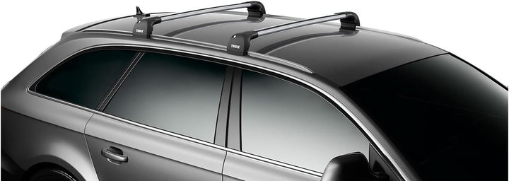 Thule 959100 WingBar Edge Dachträger, für Fahrzeuge, mit Fixpunkten und integrierter Dachreling Alum