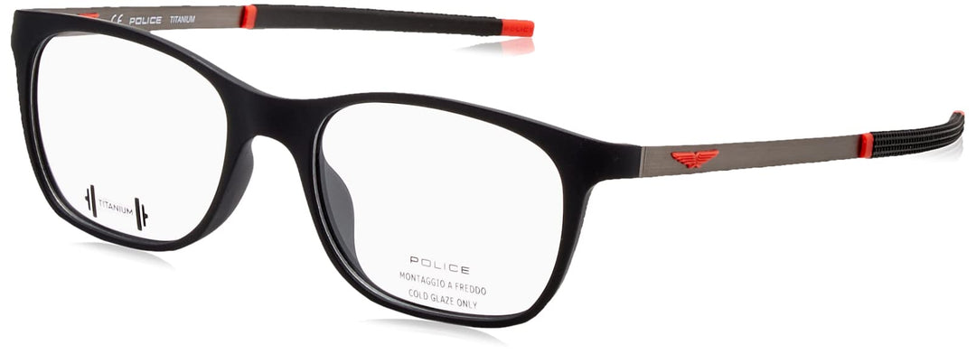 Police Unisex Vplf86 Sunglasses 52 (M) 0u28 Nero Opaco, 52 (M) 0u28 Nero Opaco