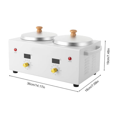 Doppeltopf Wachswärmer Waxing Set, Professionelles Waxing Maschine für die Haarentfernung zu Hause 2